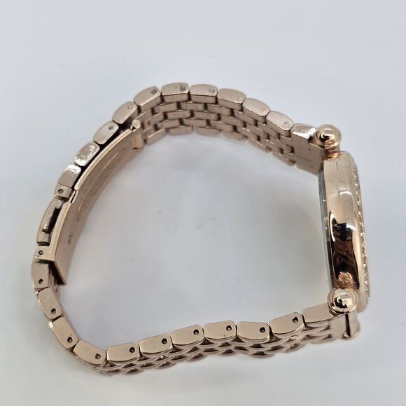 Folio Women's Watch 33MM White Dial Gold Bracelet Band  7" New Battery - Picture 10 of 13